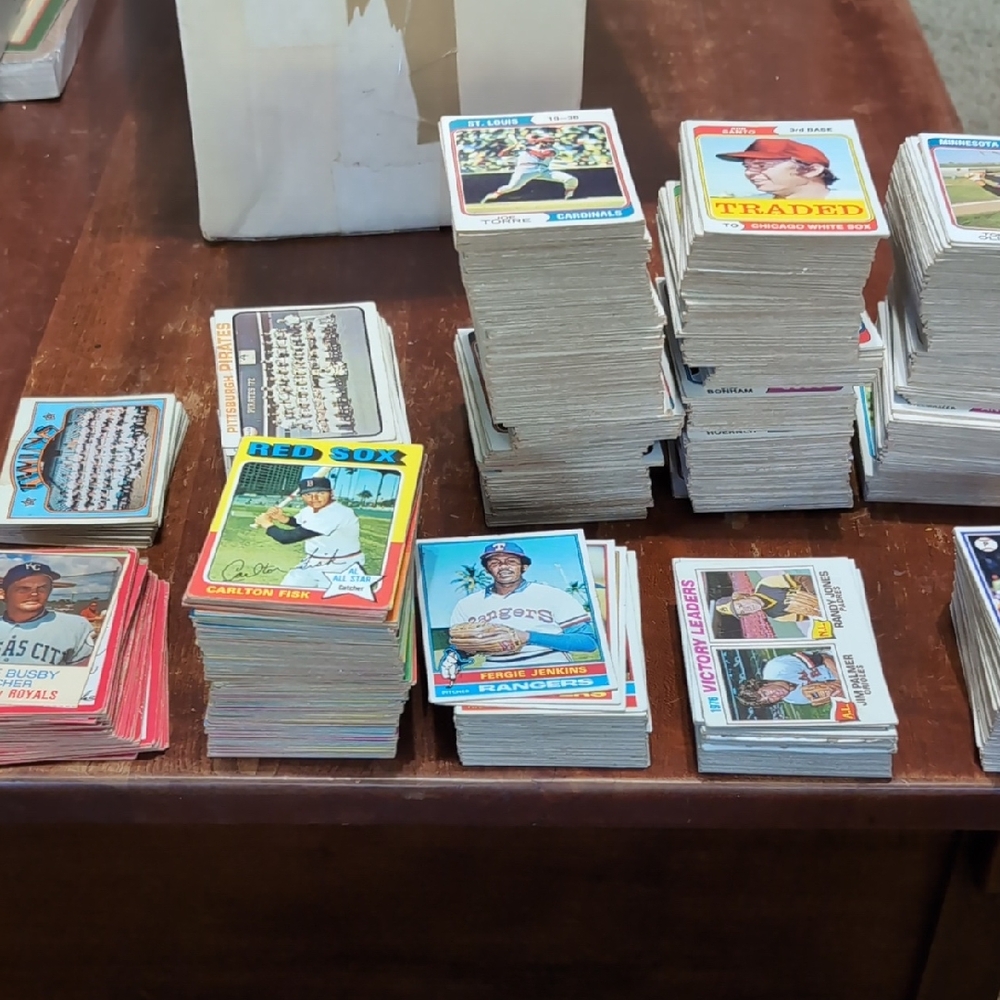 1200 Or More 1973,1974,1975,1976,1977,1978 Vintage Baseball Card Lot